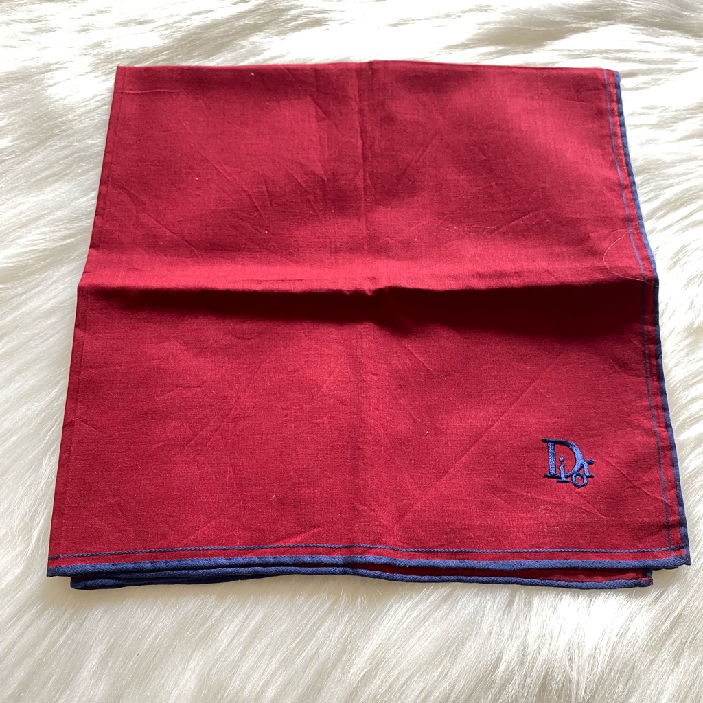 Authentic Vintage Dior Mini Scarf Handkerchief